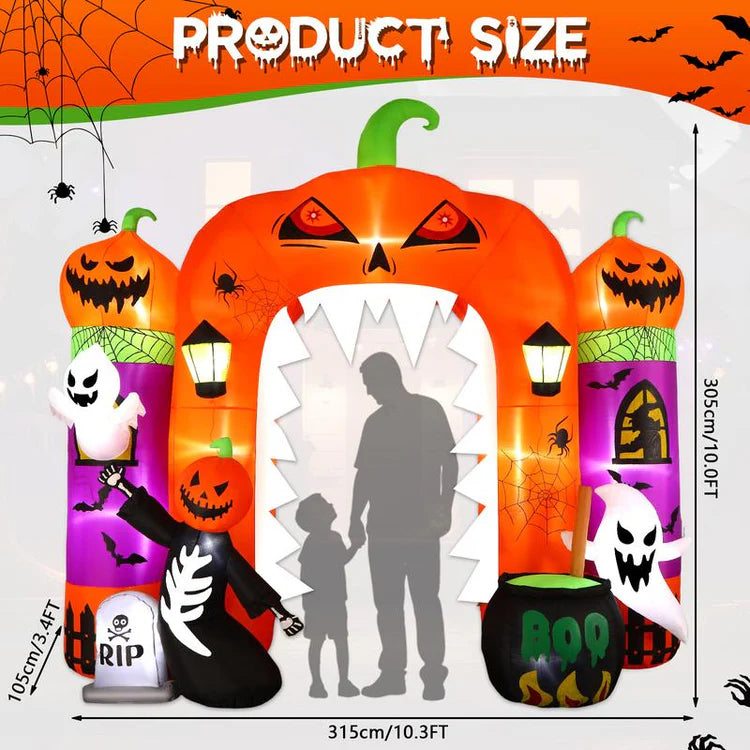 Giant LED Halloween Inflatable Pumpkin